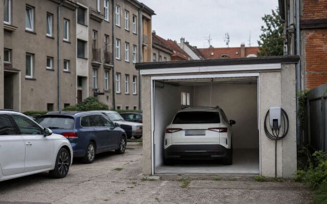 Garáž s nabíjacou stanicou pre elektromobily v Bratislave