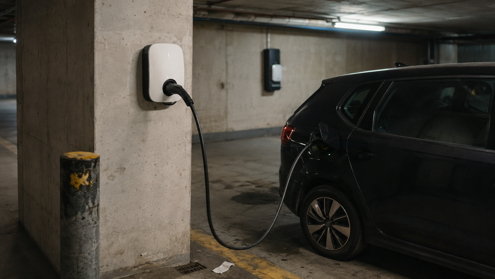 Kto zaplatí elektrinu z wallboxu v spoločnej garáži