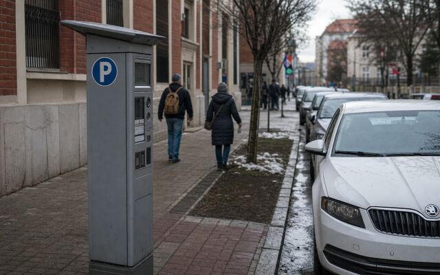 Nové auto zaparkované pred rodinným domom v slovenskej štvrti