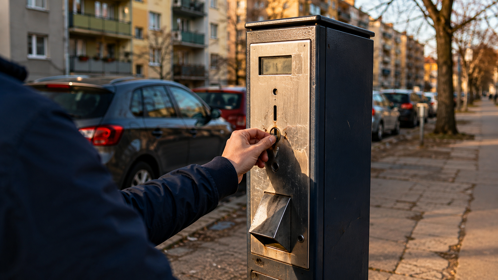 Čadca a parkovanie v meste, ktorým denne prechádzajú tisíce áut — detail