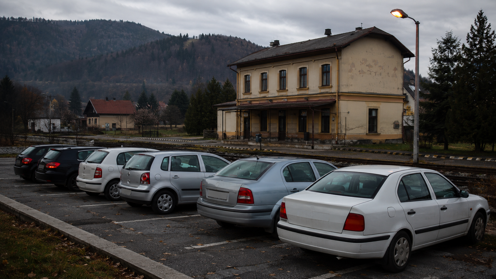 Ako čítať parkovanie v Púchove pri stanici, centre a športoviskách