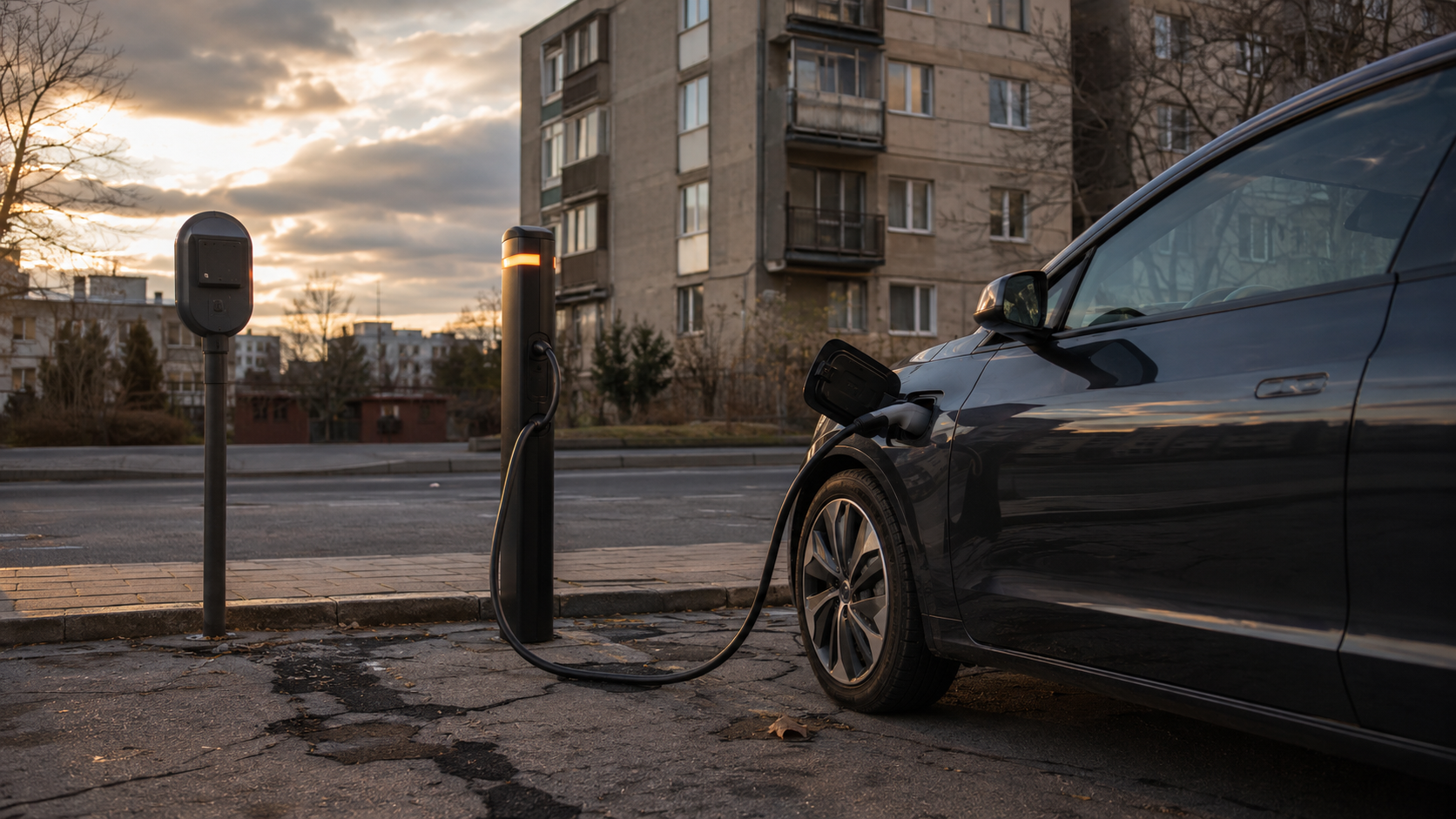 Pri verejnej nabíjačke platíte za elektrinu aj za parkovanie