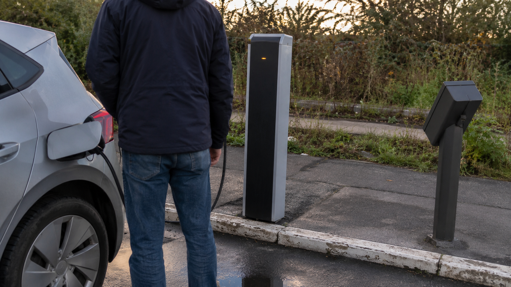 Pri verejnej nabíjačke platíte za elektrinu aj za parkovanie — detail