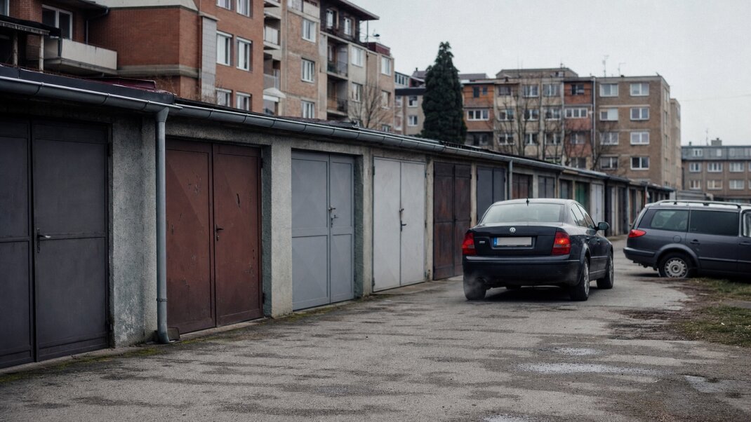 Garáže na parkovisku v Bratislave, ideálne pre investície do nehnuteľností.