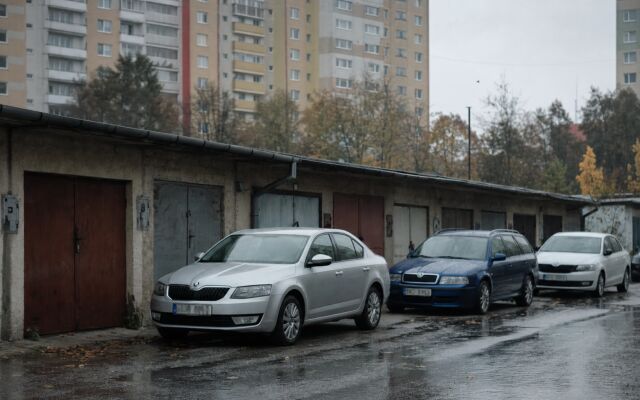 Garážové státie na sídlisku Dargovských hrdinov v Košiciach