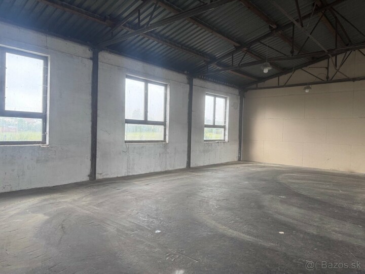 Prenájom skladového priestoru 250 m² v Rakove pri Martine