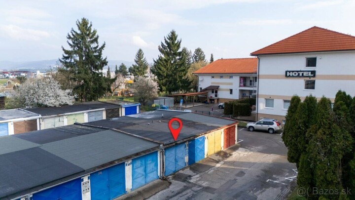Predaj garáže v Novej Dubnici s elektrinou a jamou