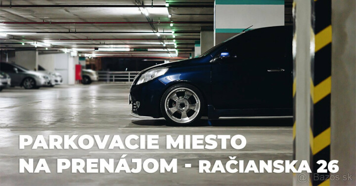 Dlhodobý prenájom parkovacieho miesta v garážovom dome Urban Residence