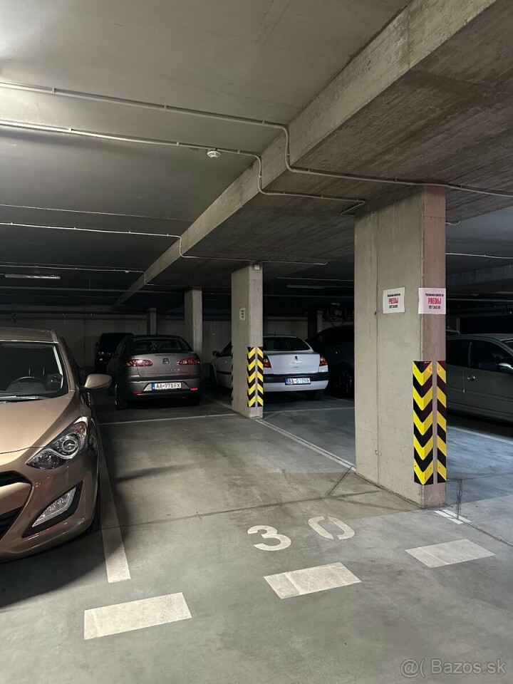 Parkovacie miesto na predaj v podzemnej garáži