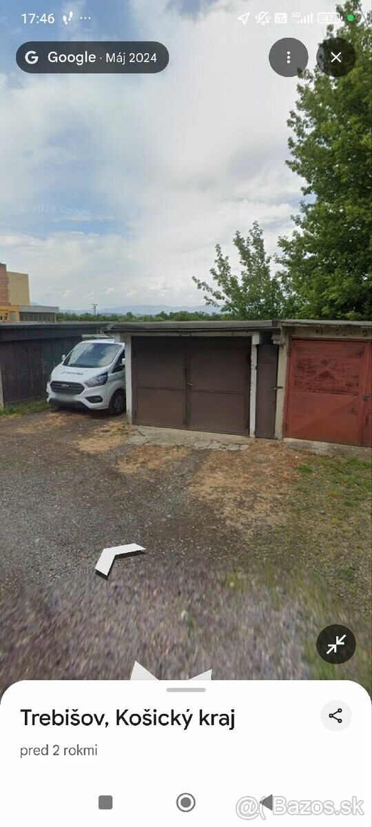 Prenájom prefabrikovanej garáže na ul. Kpt. Nalepku