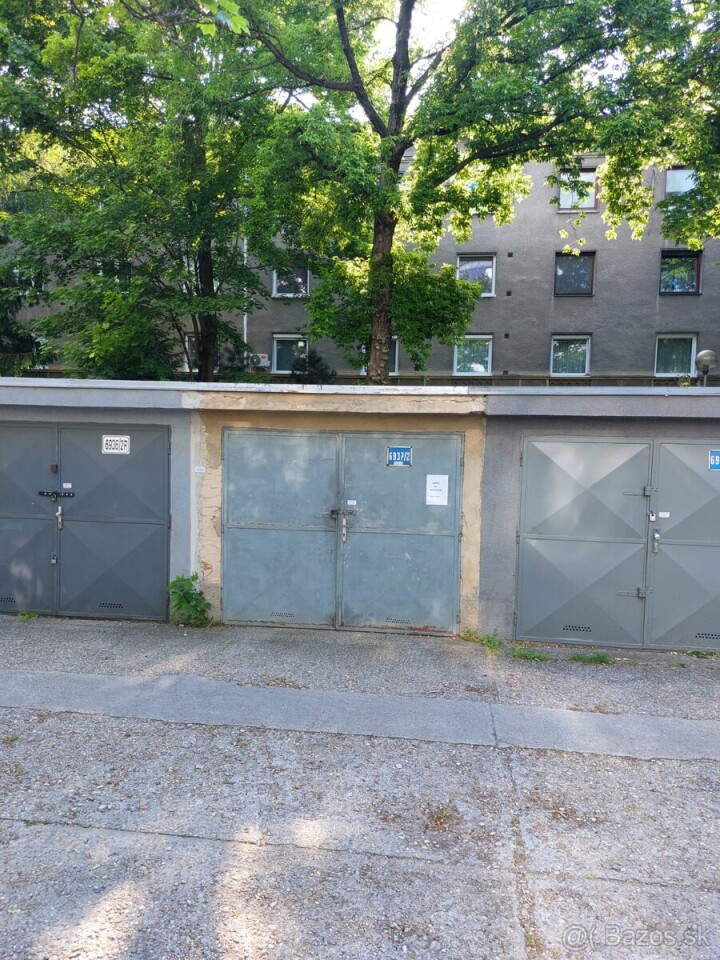 Garáž na prenájom - Ružová dolina, Bratislava