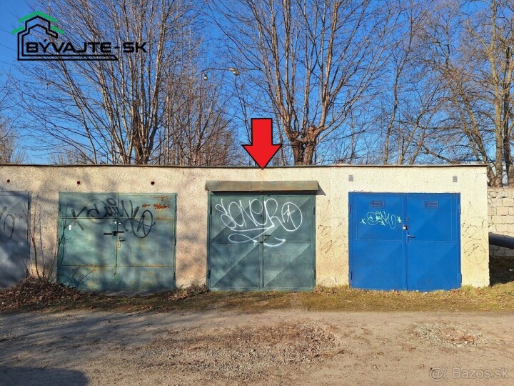 Na predaj samostatná garáž v Prievidzi na ul. Garážová