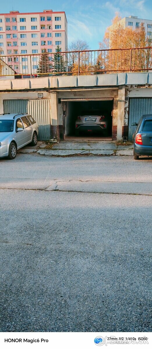 Prenájom garáže na Okružnej ulici