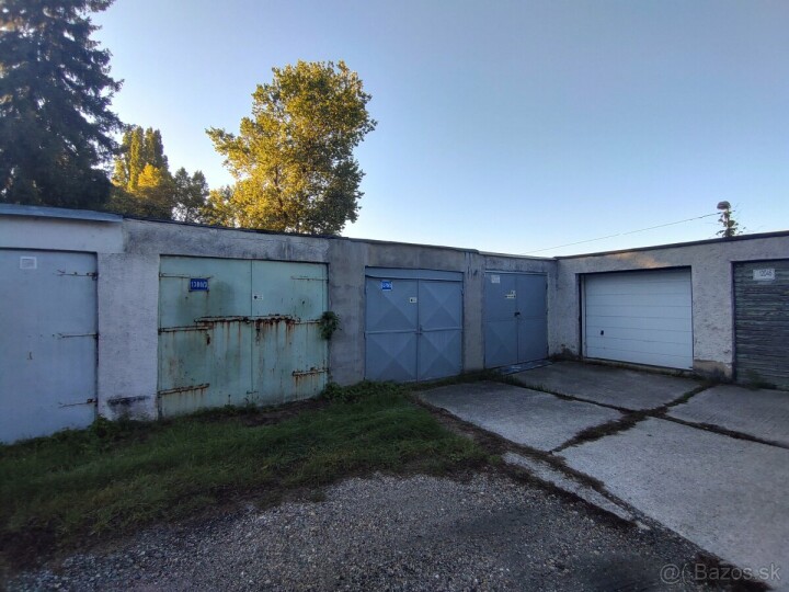 Prenájom radovej garáže s elektrinou v Bratislave
