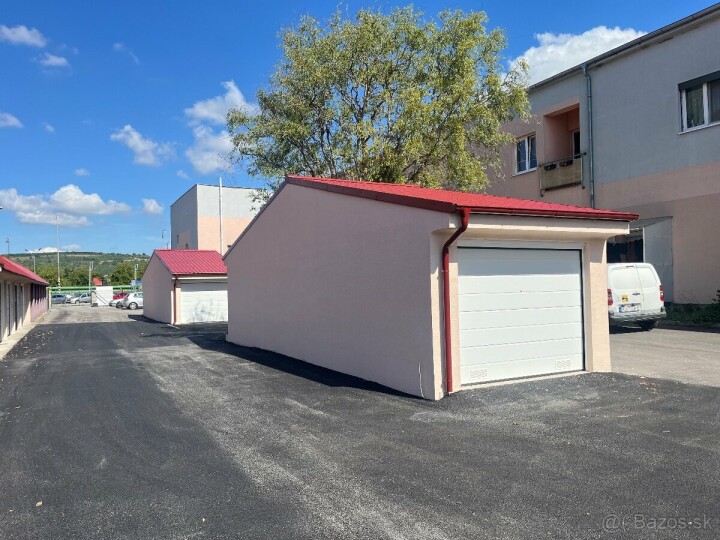 Garáž na prenájom s elektrinou v Hlohovci