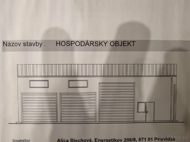 Predaj oceľovej konštrukcie s projektovou dokumentáciou