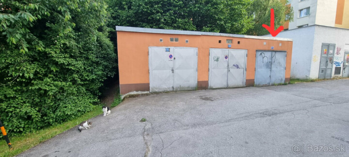 Garáž na predaj na Internátnej ulici v Banskej Bystrici