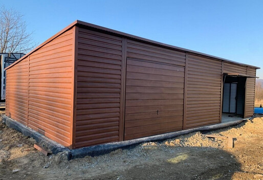 Plechová garáž 13x6 m na predaj