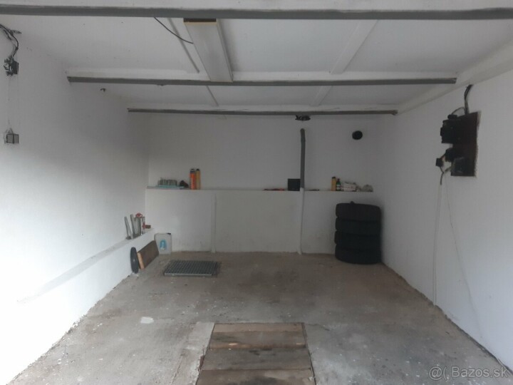 Na predaj garáž s montážnou jamou v Podbrezovej