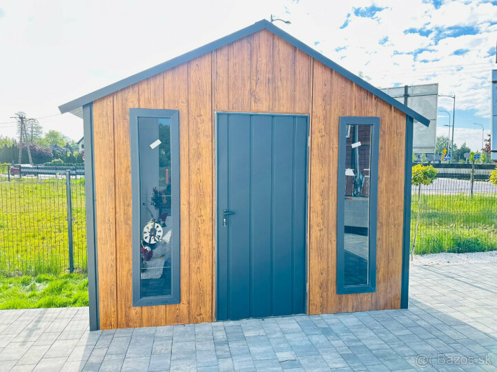 Predaj záhradného domčeka 3x3 m s plechovou strechou