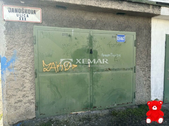 Predaj murovaná garáž na Janoškovej ulici v Bratislave