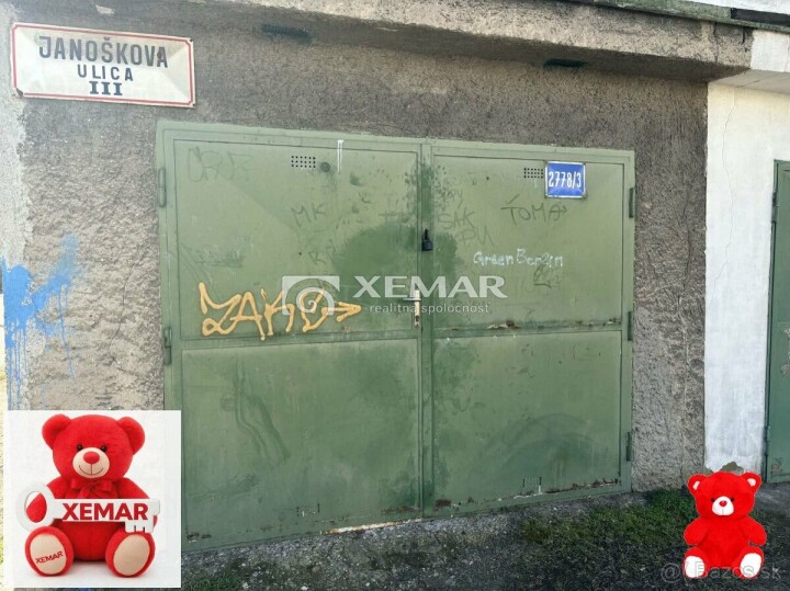 Predaj murované garáže na Janoškovej ulici v Bratislave