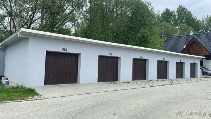 Na predaj nová garáž v Liptovských Kľačanoch, 25 m²