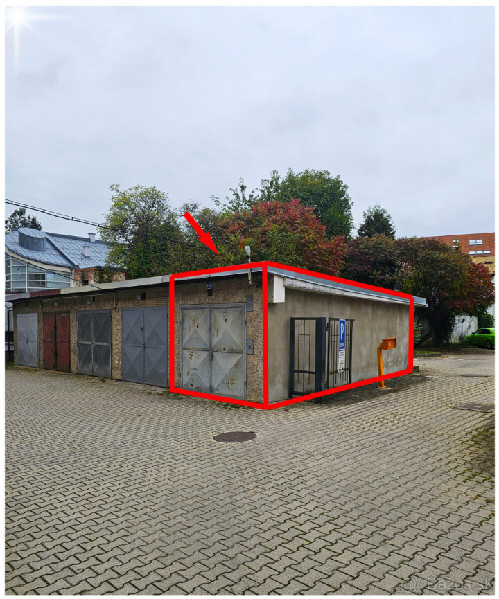 Murovaná garáž na predaj v Banskej Bystrici, Kuzmányho ulica