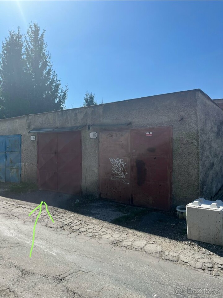 Prenájom garáže v Prievidzi na Teplárenskej ulici