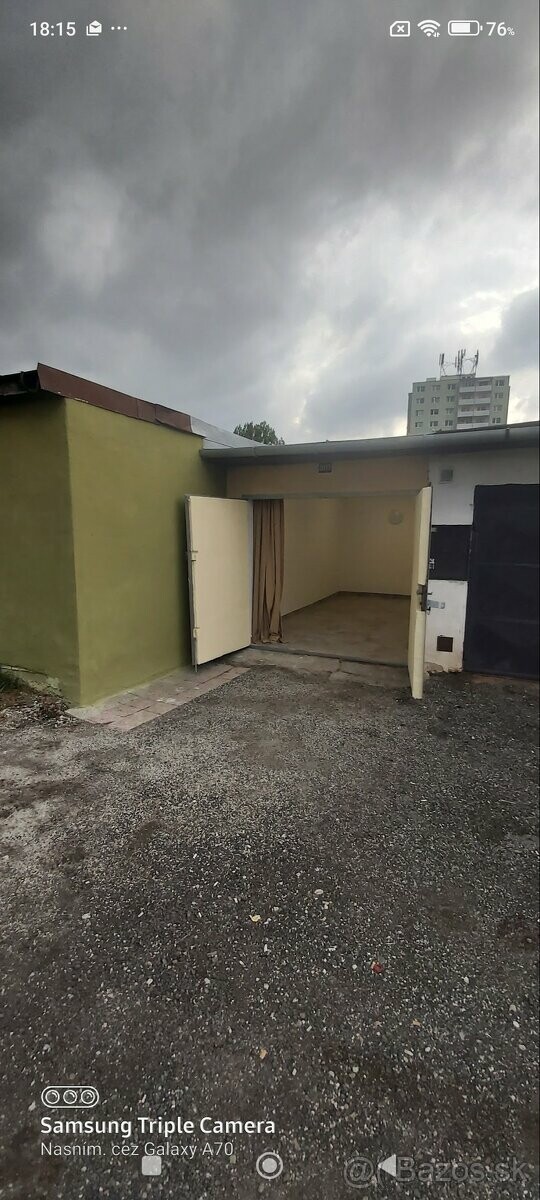 NA PREDAJ GARÁŽ S ELEKTRIKOU