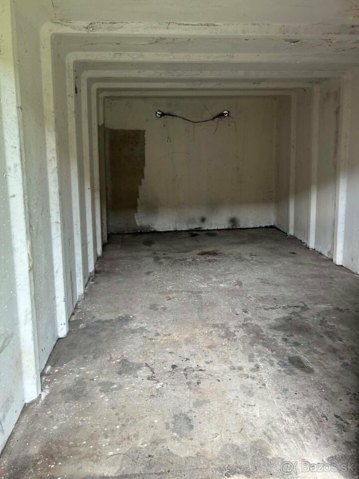 Prenájom garáže 6x3 m v Martine nad plavárňou