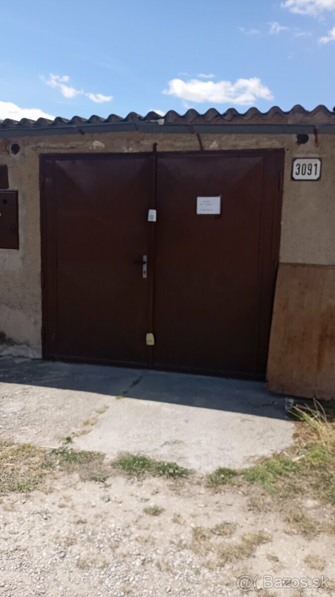 Na predaj garáž v Banovciach nad Bebravou