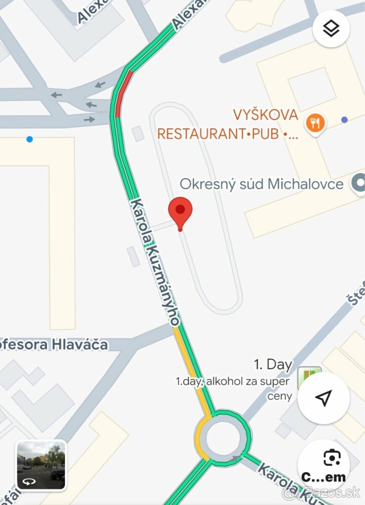 Prenájom garáže v Michalovciach pri okresnom súde