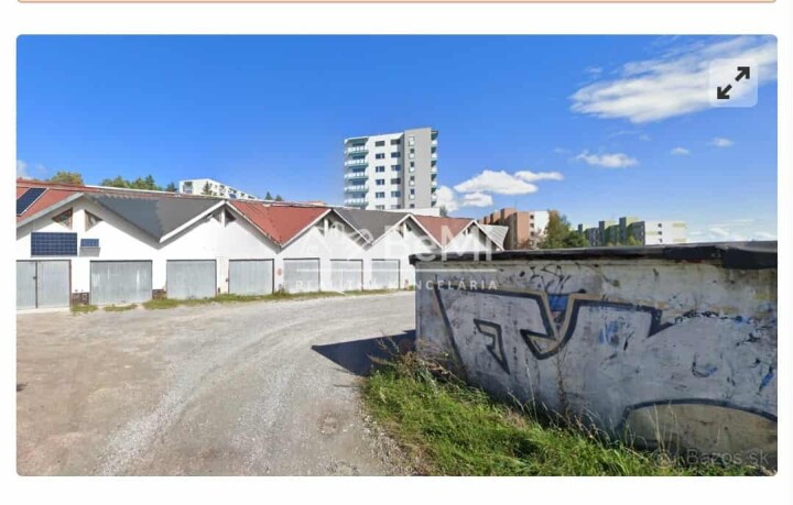 Na predaj garáž s pivnicou o rozlohe 23 m2