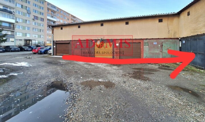 Predaj veľkej garáže 34m2 s elektrinou na Michalovskej ulici, Košice - Západ