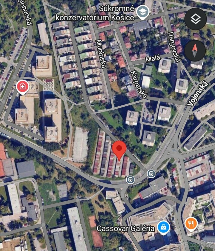 Prenájom garáže s elektrinou v blízkosti Nové nemocnice