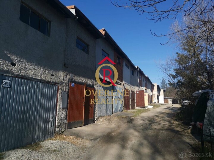 Garáž na predaj v Zvolene, Zlatý Potok s elektrinou