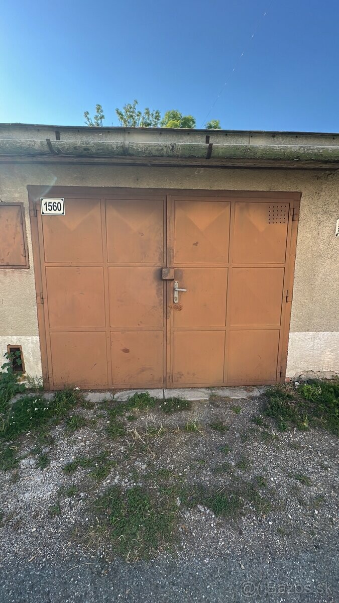 Prenájom garáže v Sobranciach na Tyršovej ulici