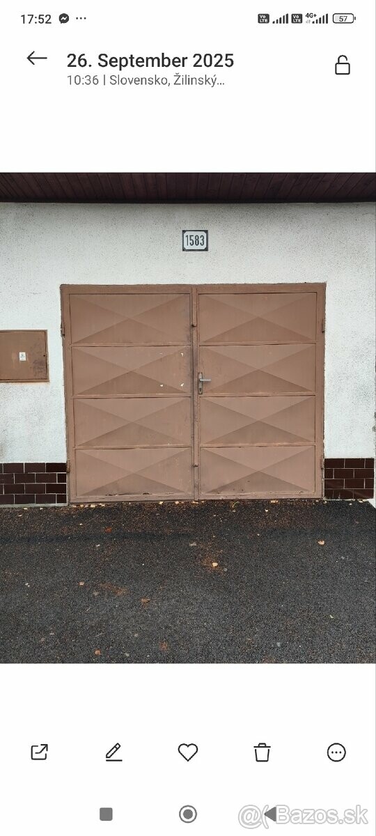 Garáž na predaj v Trstenej pri Brezovickej ceste