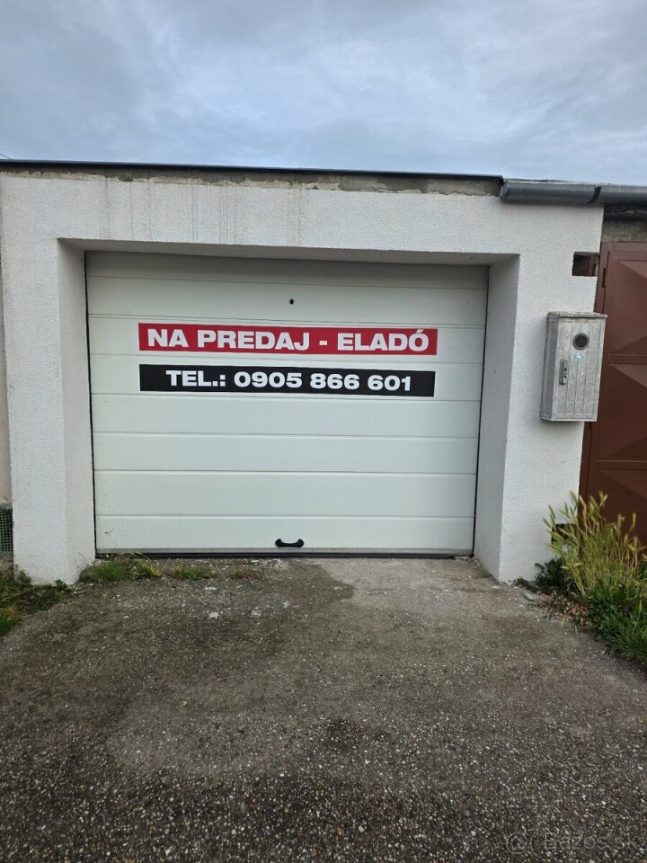 Na predaj garáž v Dunajskej Strede s novou elektrickou bránou