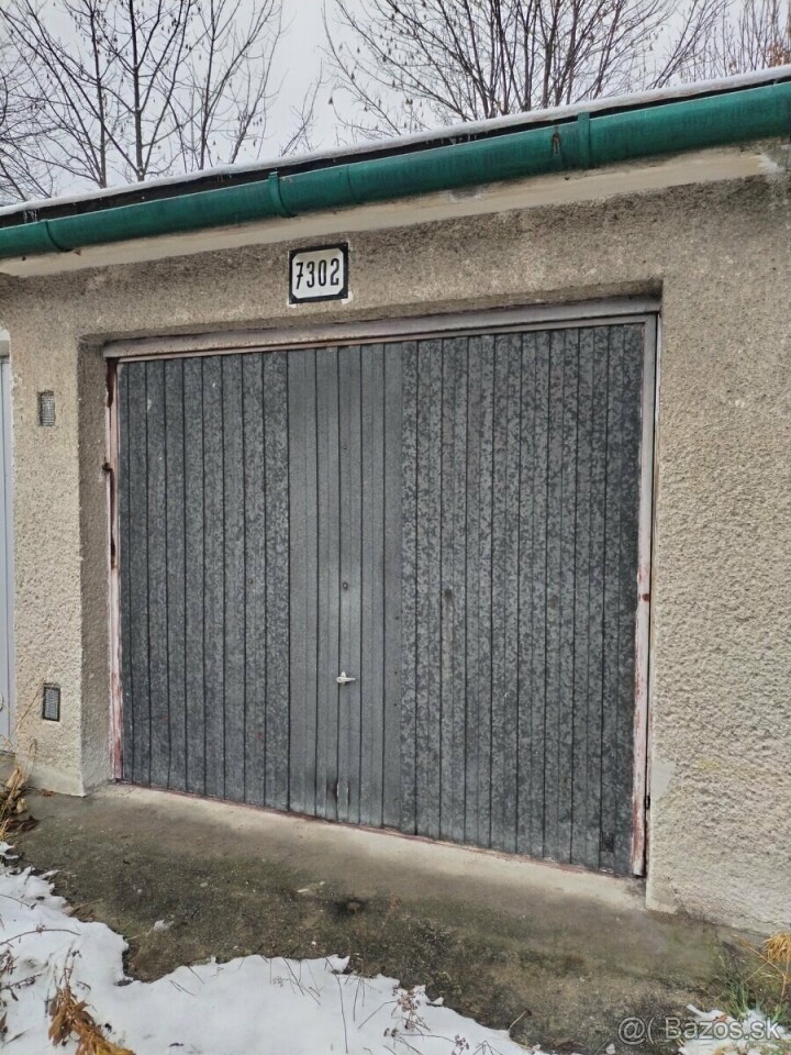 Prenájom suchej garáže v Martine na Severe