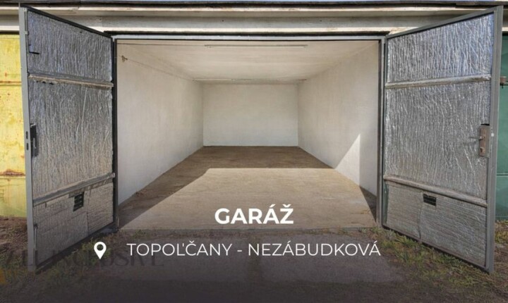 Garáž na predaj v Topoľčanoch na ulici Nezábudková