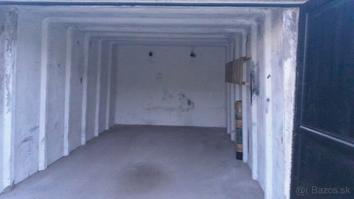 Garáž na prenájom pri cintoríne na Nábreží
