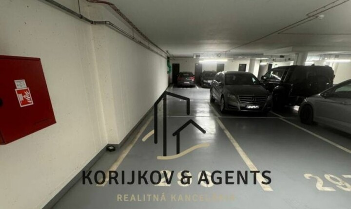 Na predaj vyhradené parkovacie miesto v podzemnej garáži rezidencie ALBELLI