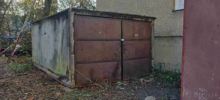 Betónová garáž na prenájom v Čadci s možnosťou elektriny