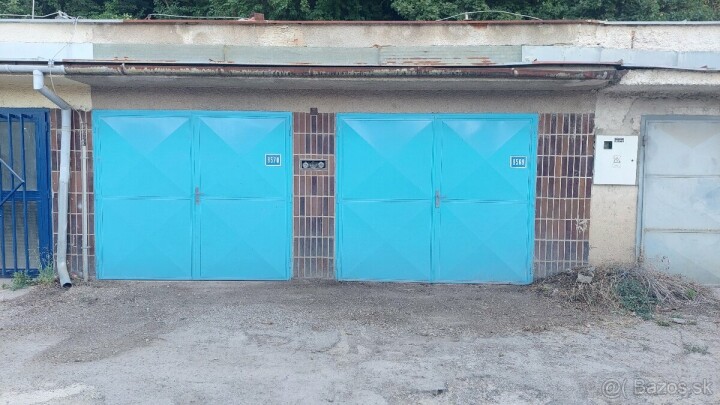 Predaj garáže alebo dvojgaráže 45m2 na Partizánskej ceste v Banskej Bystrici