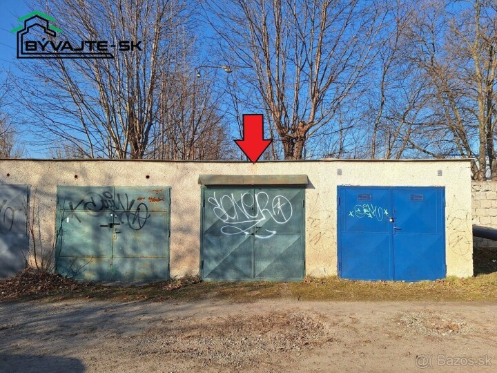 Samostatná garáž na predaj v Prievidzi na ul. Garážová