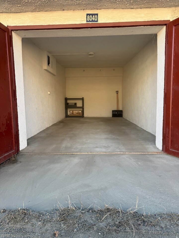 Predaj samostatnej tehlovej garáže na Okružnej ulici