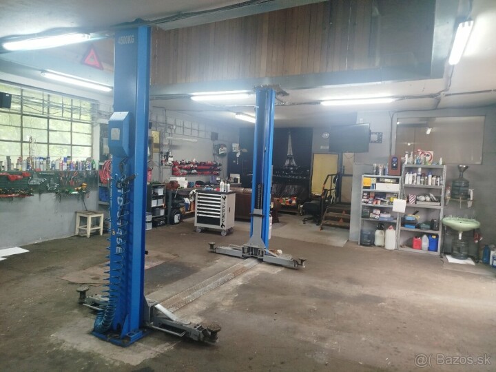 Na predaj kompletná autodielňa s vybavením a pneuservisom