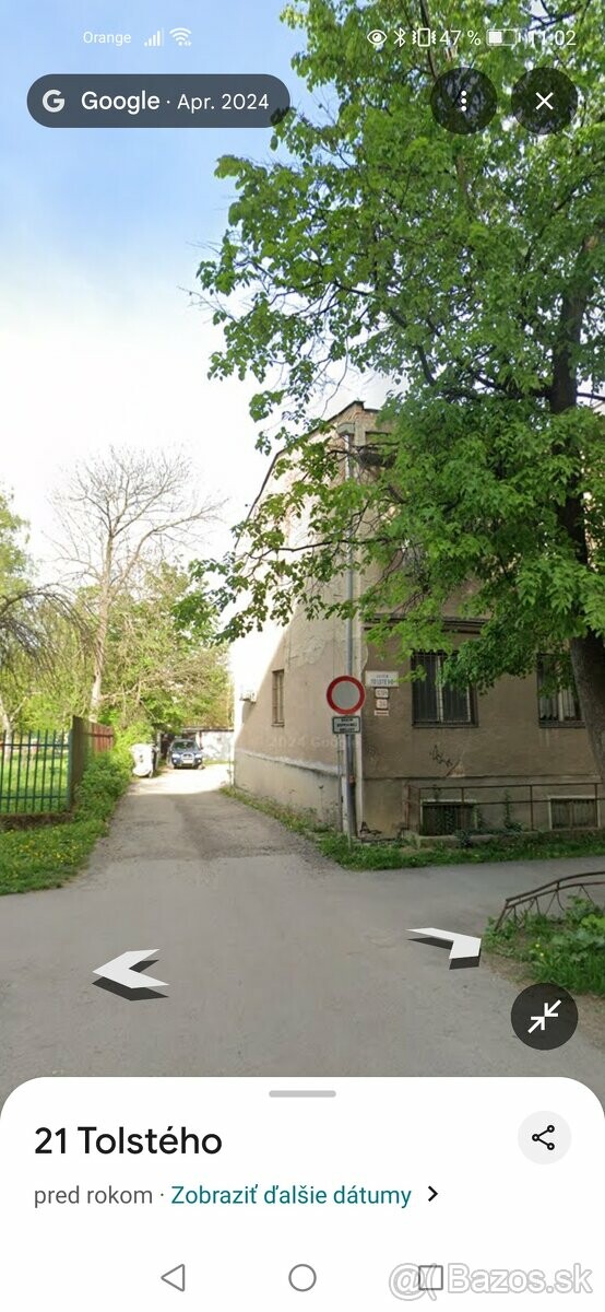 Garáž na predaj na Tolstého ulici s pozemkom